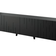 Szafka RTV BARI 200x42x52 czarny mat