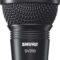 Shure SV200 - Mikrofon dynamiczny, uniwersalny, kardioidalny, włącznik, kabel