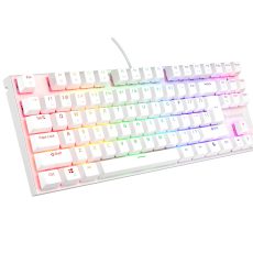 KLAWIATURA DLA GRACZY GENESIS THOR 303 TKL US BIAŁA RGB MECHANICZNA SILENT SWITCH HOT SWAP
