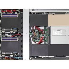 Platforma ASRock Rack (1U) AMD Ryzen (1xM.2, 2x1GbE, Red. PSU, IPMI)