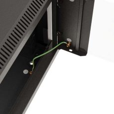 LANBERG SZAFA INSTALACYJNA RACK WISZĄCA 19" 12U 540X350 CZARNA DRZWI PRZESZKLONE (FLAT PACK)