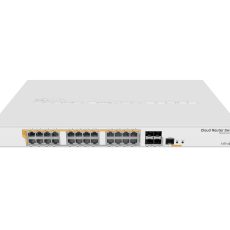 Switch Mikrotik CRS328-24P-4S+RM 28p PoE (PoE+: 24;) 450W Managed Gigabit/10G