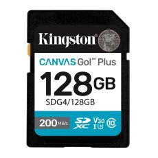 Karta pamięci Kingston Canvas Go Plus SDG4/128GB (128GB; Class U3, V30; Karta pamięci)