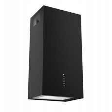 Okap kominowy AKPO WK-4 CUBERA WL CZARNY MAT T520 M3 / CZARNY FILTR ALUMINIOWY