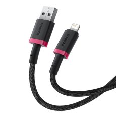 Kabel Baseus Dura 2.4A 1m USB A - Lightning (czerwono-czarny)