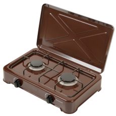 Kuchenka gazowa nastawna 2-palnikowa Ravanson K-02BR (brązowy)