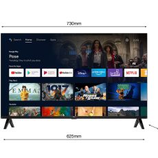 Telewizor TCL 32S5400A LED 32" HD Ready Android TV DVB-T2 Srebrny