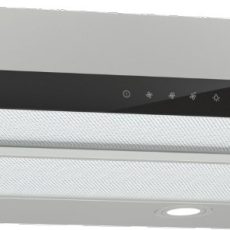 Okap teleskopowy GORENJE TH64E3SGB - front czarne szkło