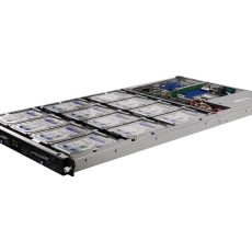 Platforma ASRock Rack (1U) AMD Epyc 7000 ( 2xSFF, 12xLFF, 2x10GbE,  Red. PSU, IPMI)