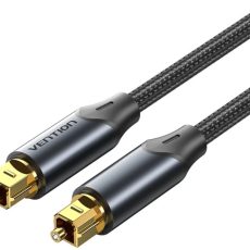 Kabel audio optyczny Vention w oplocie z aluminiowym złączem 10m czarny