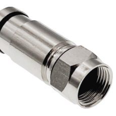 Alantec Złącze F kompresyjne RG6, średnica tulei wewnętrznej 4.55 mm (0,1) (WTR455)