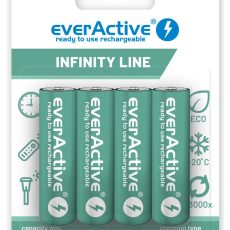 EVERACTIVE AKUMULATORKI AA / R6 EVERACTIVE NI-MH 1100 MAH INFINITY LINE - BLISTER 4 SZTUKI EVHRL6-1100