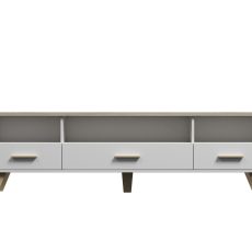 RTV LOTTA 180 3S3K biały+ dąb sonoma