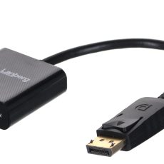 Adapter Lanberg AD-0007-BK (DisplayPort M - DVI-D F; 0,10m; kolor czarny)