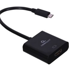GEMBIRD ADAPTER NA KABLU USB TYP-C DO HDMI 4K 30HZ, 15CM, CZARNY