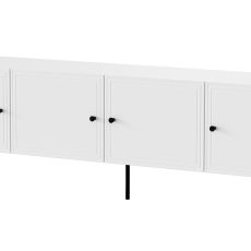 Szafka RTV 4D PALAZZO BIS 201x40x60 biały mat