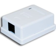 ALANTEC Gniazdo natynkowe STP kat.5e 1xRJ45 GN005 (kolor biały)
