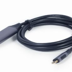 GEMBIRD ADAPTER USB TYP-C DO HDMI NA KABLU, 1.8M, 4K, KOLOR SZARY