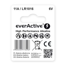 EVERACTIVE BATERIA DO PILOTA SAMOCHODOWEGO 11A LR1016 MN11 BLISTER 1 SZT. 11ABL1