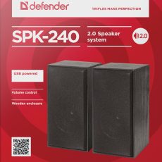 DEFENDER GŁOŚNIKI SPK-240 6W 2.0 USB 65224