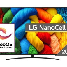 Telewizor LG NanoCell 86NANO81A3A 86'' 4K Ultra HD WebOS Dolby Digital DVB-T2 Czarny