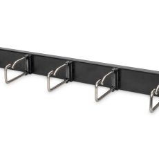 DIGITUS ORGANIZATOR KABLOWY 19" 1U, 5X UCHWYTY STALOWE, 40X75 MM, CZARNY DN-97667