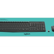 Zestaw klawiatura + mysz membranowa Logitech MK235 920-007931 (USB 3.0; kolor szary; optyczna)