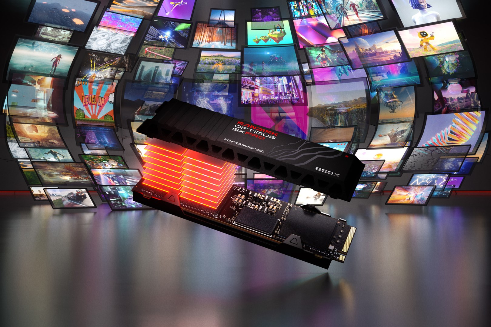 SSD Sandisk Optimus GX Pro 850X 8TB SDSP81800TAH