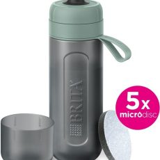 Butelka filtrująca Brita Active + 5 filtrów MicroDisc (pastelowa zieleń)