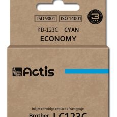 Actis KB-123C Tusz (zamiennik Brother LC123C/LC121C; Standard; 10 ml; niebieski)