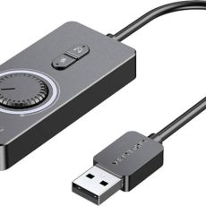 Zewnętrzna karta dźwiękowa z regulacją głośności Vention 1m USB 2.0