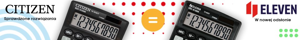 Eleven kalkulator biurowy SDC-022SR zastępuje Citizen