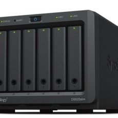 NAS Synology DS620slim; Tower; 6x (2.5" SATA HDD); Intel Celeron J3355; 2GB DDR3L (max. 6GB), 2x 1GbE RJ-45