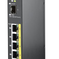 Switch Zyxel RGS100-5P PoE (PoE+: 4;) 120W Unmanaged Gigabit Rugged