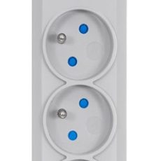 Listwa przeciwprzepięciowa Activejet 5gn/5m/cz (10A; 2300W) 5m; kolor szary