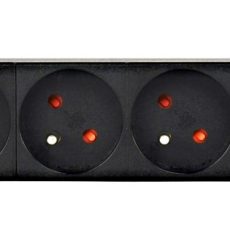 GEMBIRD LISTWA ZASILAJĄCA RACK (PDU) 9 GNIAZD FR, 1U, 16A, WTYK FR, 2M