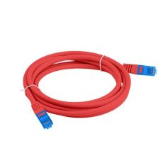 LANBERG PATCHCORD S/FTP KAT.6A 0.5M CZERWONY LSZH CCA (FLUKE PASSED) PCF6A-10CC-0050-R