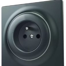 Inteligentne gniazdko FIBARO Walli N Outlet Typ E, antracyt (FGWSONE-011-8)