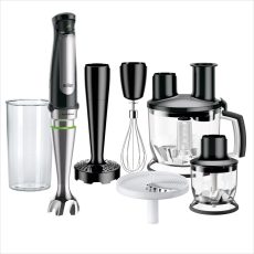 Braun MQ 7087X 1,2 l Blender immersyjny 1000 W Czarny, Stal nierdzewna