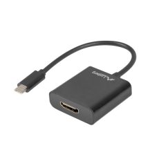 Adapter Lanberg AD-UC-HD-01 (USB typu C M - HDMI F; 0,15m; kolor czarny)