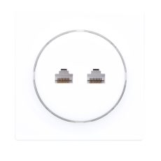 Gniazdo sieciowe FIBARO Walli N Ethernet Outlet, białe (FGWEEU-021)