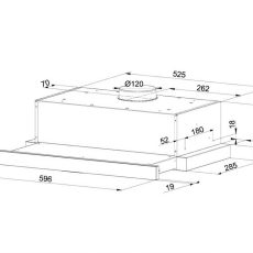 Okap teleskopowy MAAN Corona Touch 60 biały (sterowanie dotykowe)
