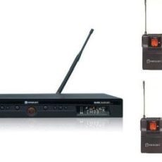 RELACART MIKROFON BEZPRZEWODOWY ZESTAW ODBIORNIK UR-230D, 2X NADAJNIK UT-230 ORAZ 2X MIKROFON KRAWATOWY LM-C400