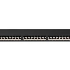 LANBERG PATCH PANEL 24 PORT 1U 19" KAT.6A FTP CZARNY PPSA-1024-B