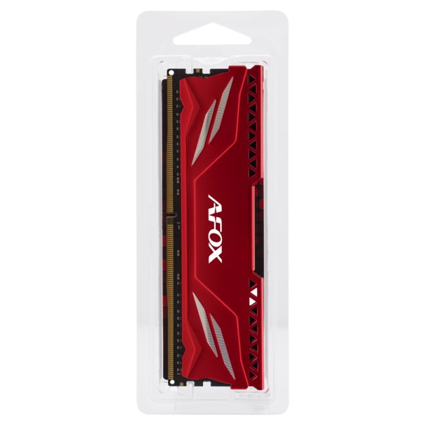 AFOX GAMING DDR4 16GB 3200MHZ CL16 RANK1 XMP2 RED AFLD416PS1CA