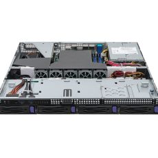 Platforma ASRock Rack (1U) AMD Ryzen 7000 (4xLFF, 2xGbE, 2x10GbE, Red. PSU, IPMI)
