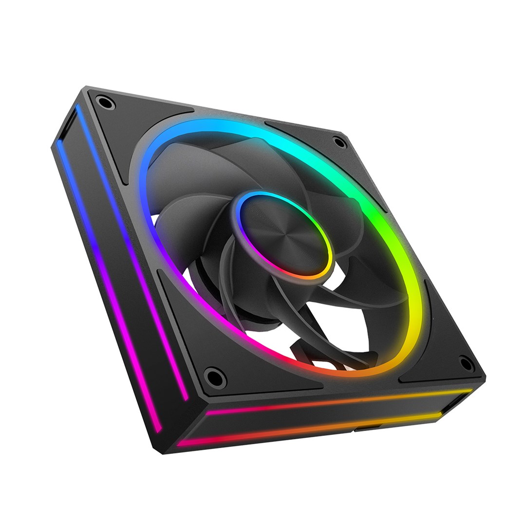 MODECOM VOLCANO LOOP 120 ARGB REVERSE FAN CZARNY