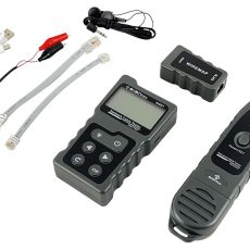 ALANTEC Tester kabli sieciowych z funkcjami PoE, śledzenia, pomiaru długości i testowania ciągłości z wyświetlaczem, Wszechstronny (NI057)