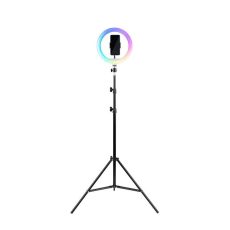 Tripod Havit ST7026 z pierścieniem świetlnym RGB (czarny)