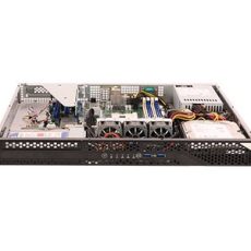 Platforma ASRock Rack (1U) AMD Ryzen (Int. drive bays, 2xGbE, Fixed PSU, IPMI)